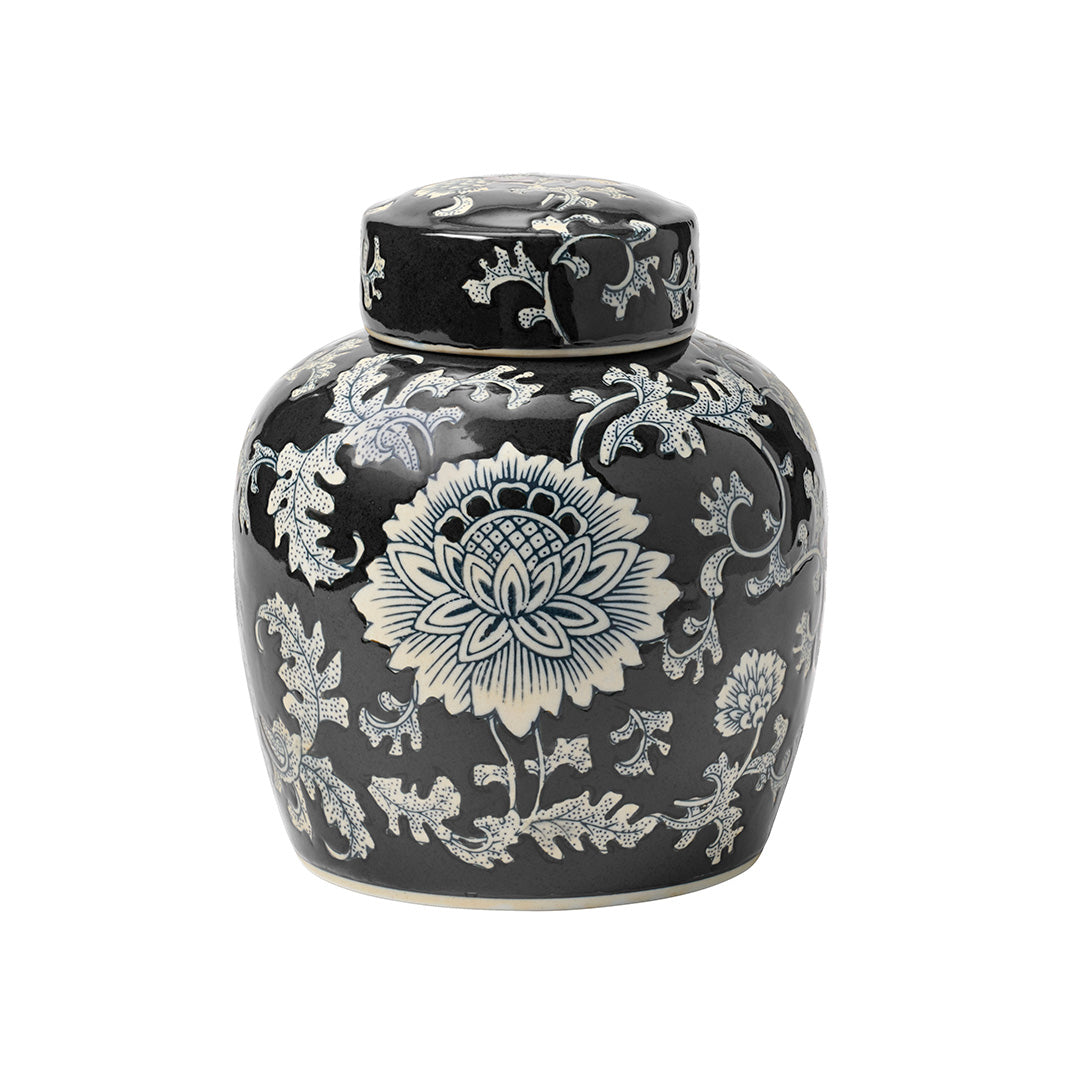 Floral Ginger Jar