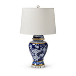 Indigo Cherry Blossom Lamp