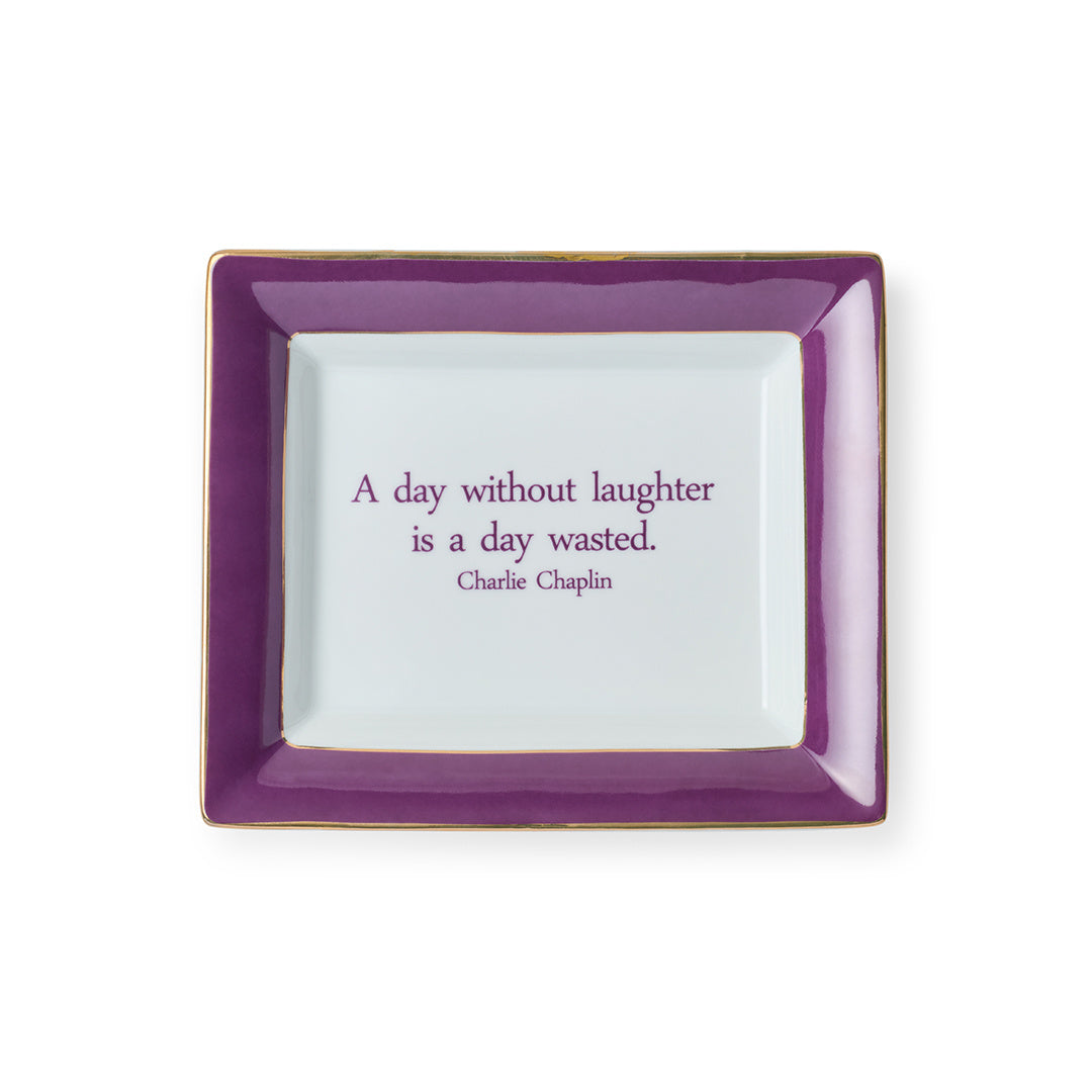 Gump's Charlie Chaplin Repartee Tray