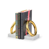 Anna New York Ring Bookends, Set of 2