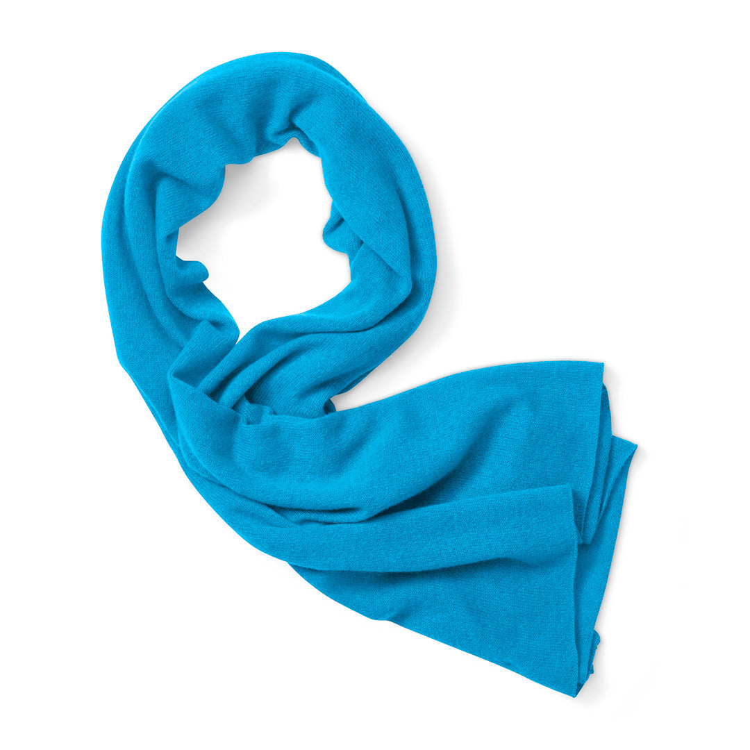 Cashmere Poncho, Mosaic Blue