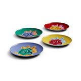 Lisa Corti Big Flower Dessert Plates, Set of 4