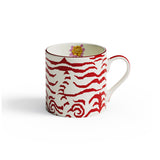 Lisa Corti Indian Tiger Mug, Red