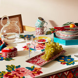 Indian Tiger Platter, Red