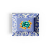 Lisa Corti Indian Tiger Trinket Tray, Pervinch