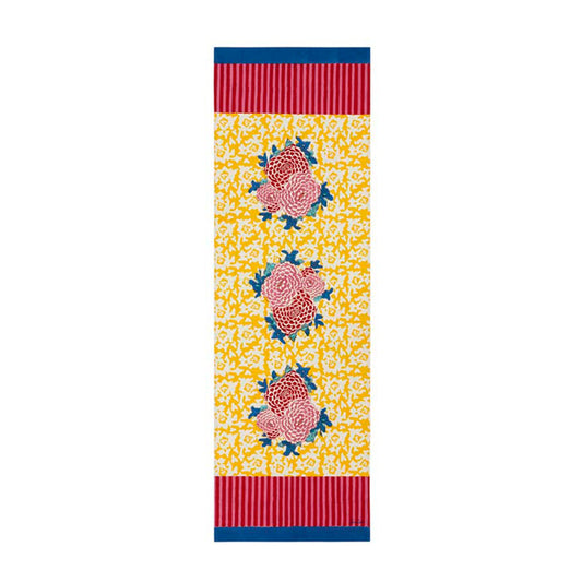 Lisa Corti Arabesque Corolla Table Runner, Gold