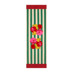 Lisa Corti Nizam Stripes Table Runner, Green