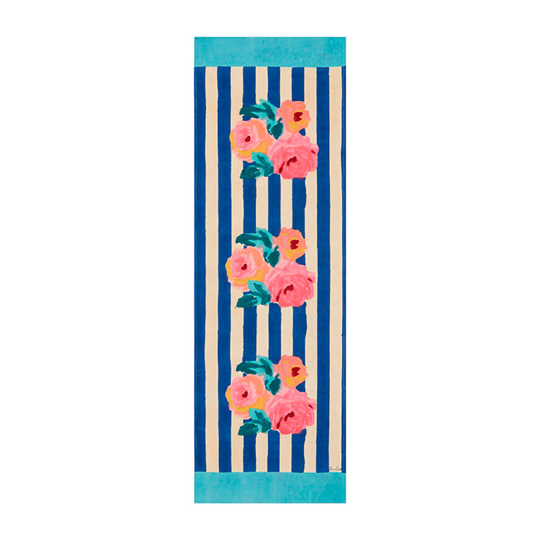 Lisa Corti Nizam Stripes Table Runner, Blue