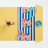 Nizam Stripes Table Runner, Blue