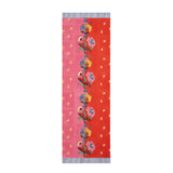 Lisa Corti Indonesian Table Runner, Red Rose