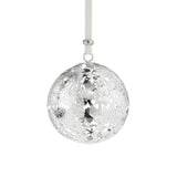2025 Christmas Ball Ornament, Silver-Plated