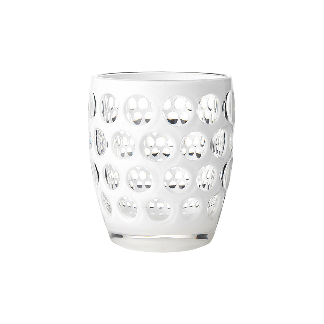 Mario Luca Giusti Lente Tumbler, Set of 6 White