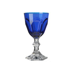 Mario Luca Giusti La Dolce Vita Water Goblet, Set of 6 Blue