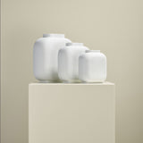 White LInda Vase, Medium