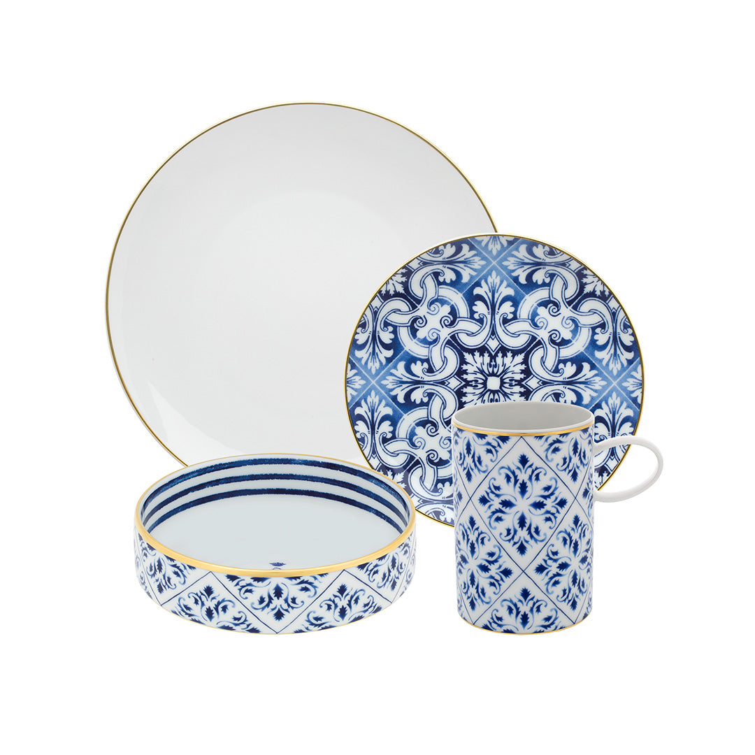 Vista Alegre Transatlantica 4-Piece Place Setting