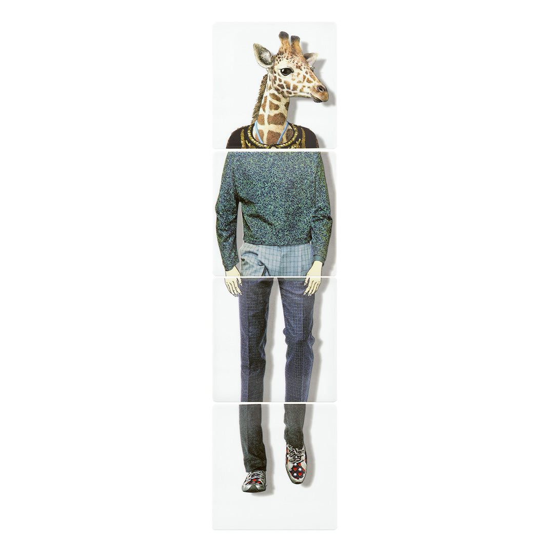 Vista Alegre Christian Lacroix Love Who You Want Coasters, Set of 4 Giraffe
