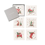 Holly Jolly Cocktail Napkins, Set of 6