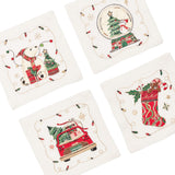 Holly Jolly Cocktail Napkins, Set of 6