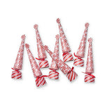 Caspari Peppermint Cone Crackers, Set of 8