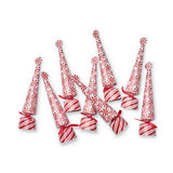 Peppermint Cone Crackers, Set of 8