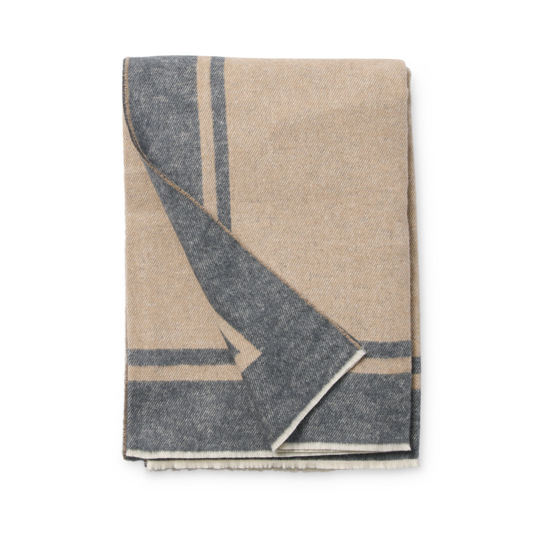 SFERRA Viletta Throw, Gray