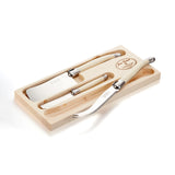 Jean Dubost Ivory 3-Piece Cheese Set