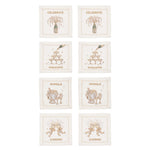 Kim Seybert Cheers Cocktail Napkins, Set of 8