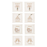 Kim Seybert Cheers Cocktail Napkins, Set of 8