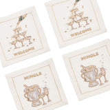 Cheers Cocktail Napkins, Set of 8