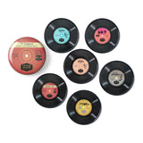 Record Coasters, Set of 6