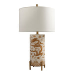 Imperial Dragon Lamp, Cream