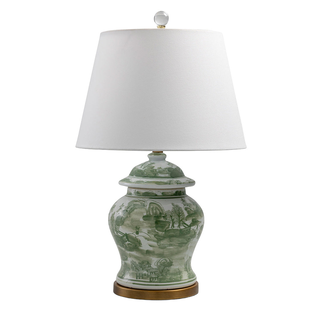 Green Willow Accent Lamp