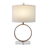 Megan Crystal & Brass Lamp