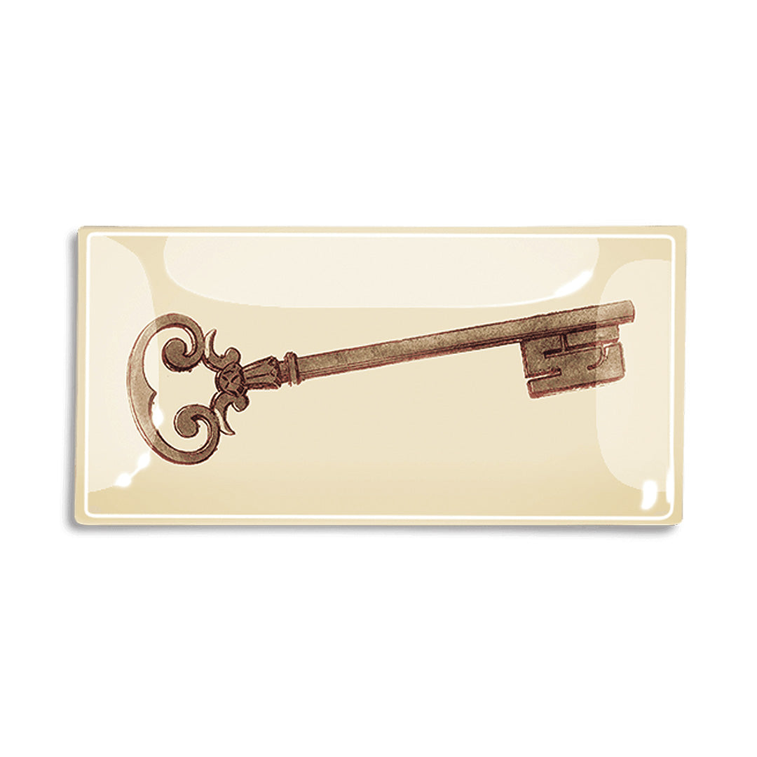 Ben's Garden Antique Estate Key Decoupage Tray