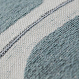 Solstice Indoor/Outdoor Pillow, Aqua Square