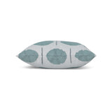 Solstice Indoor/Outdoor Pillow, Aqua Square