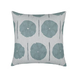 Solstice Indoor/Outdoor Pillow, Aqua Square