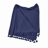 Edgartown Poncho, Midnight Blue