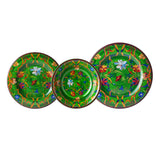 Firenze Melamine Salad Plate, Green