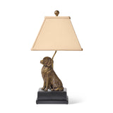 Bronze Dog Lamp