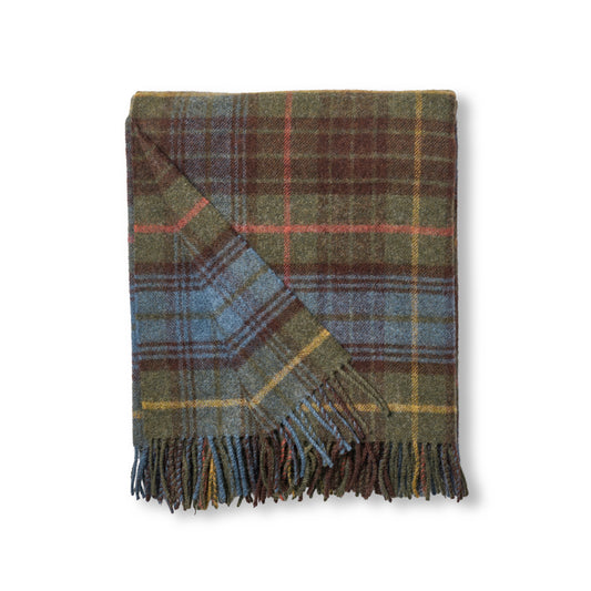 Hunting Stewart Plaid Throw