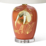 Orange Crane Lamp