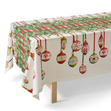 Christmas Ornaments Tablecloth