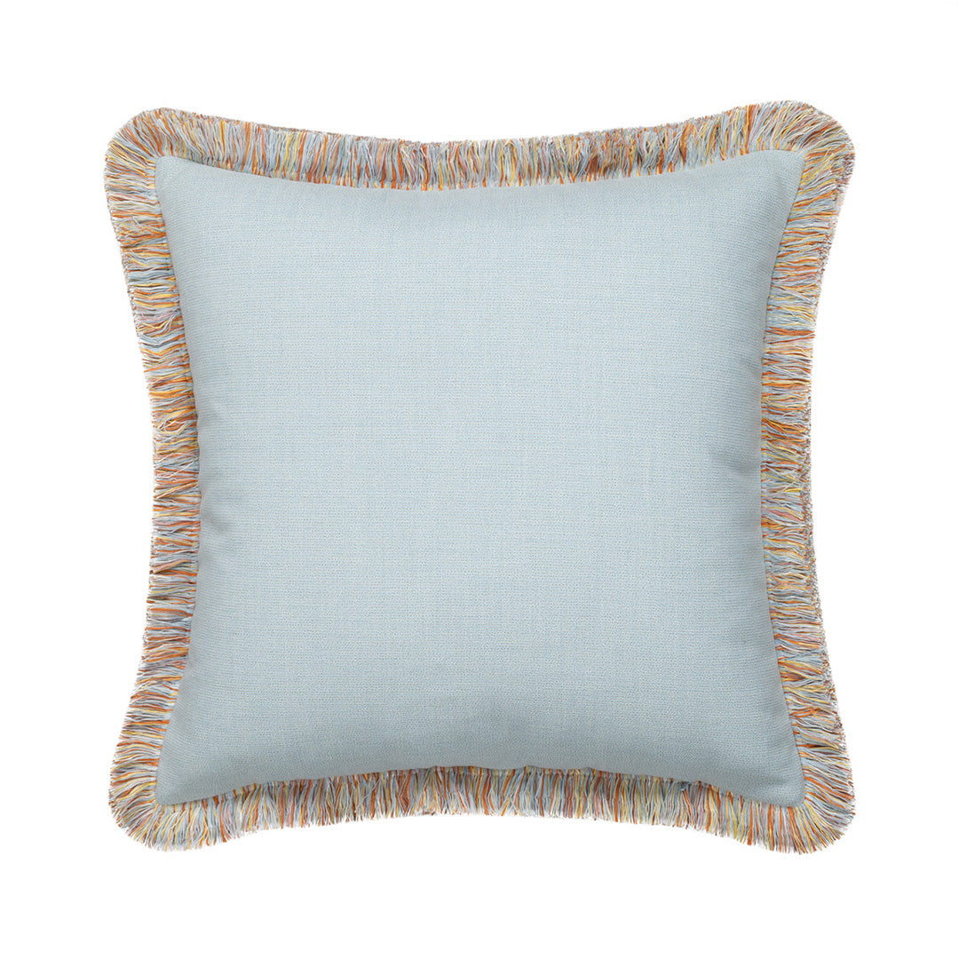 Dragonfly Indoor/Outdoor Pillow, Coral Square