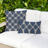 Rope Indoor/Outdoor Pillow, Indigo Lumbar