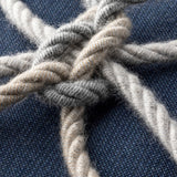 Rope Indoor/Outdoor Pillow, Indigo Lumbar