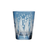 Lily of the Valley Single Old-Fashioned Glass,  Slate Blue