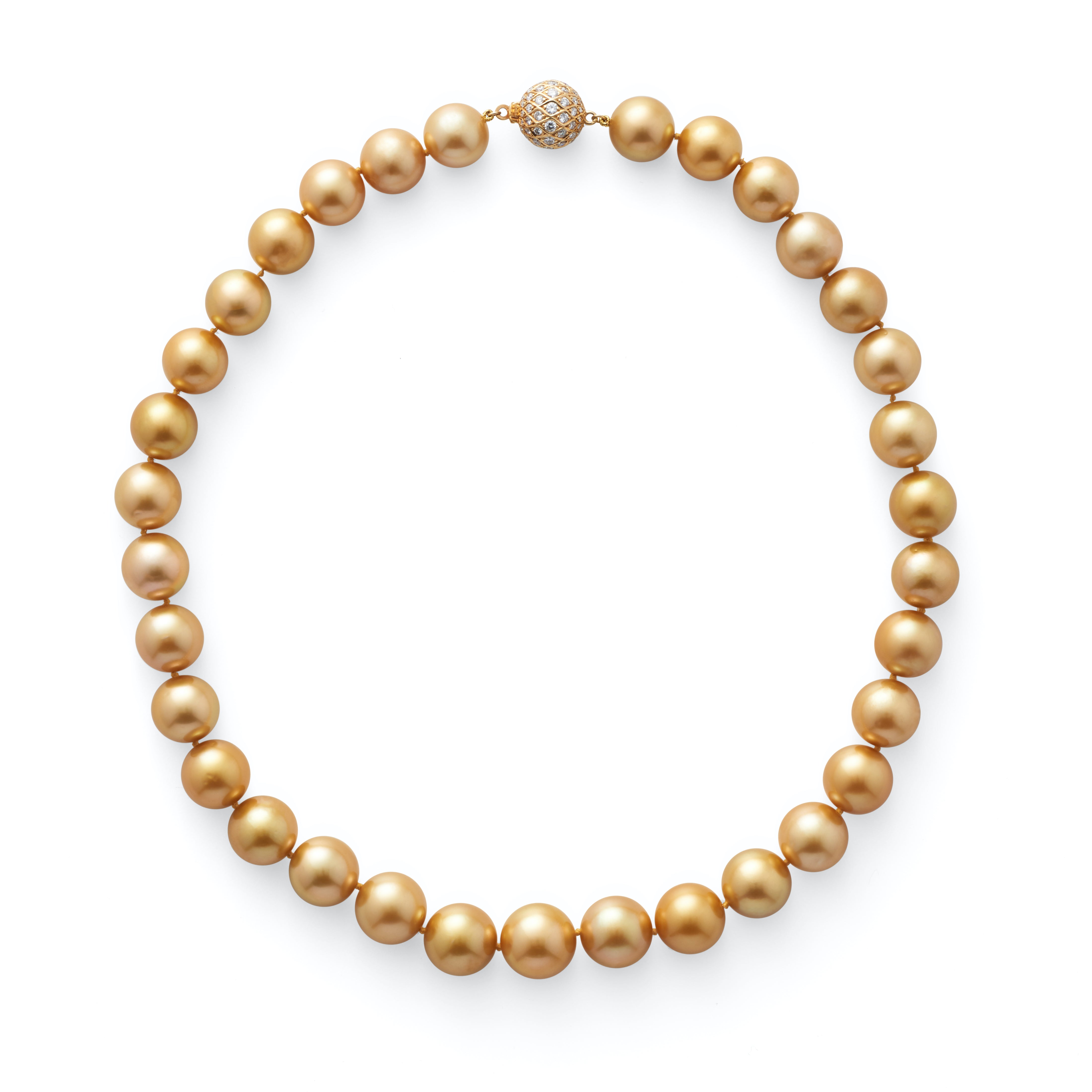 Mastoloni Golden South Sea Pearl Necklace