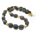 Barbara Heinrich Oval Labradorite Bead Necklace