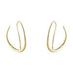 Georg Jensen Offspring Gold Double Hoop Earrings